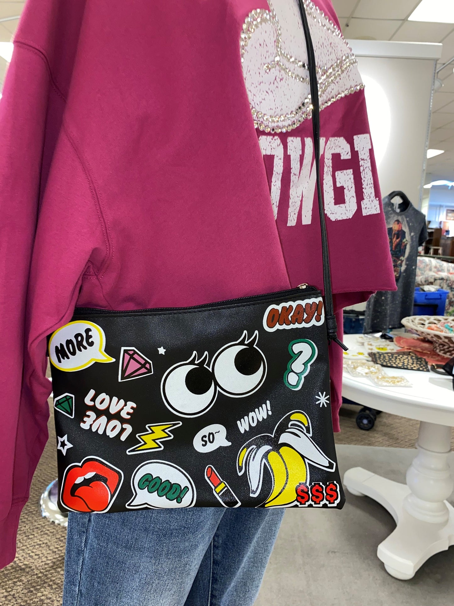Emoji Cross Body Bag